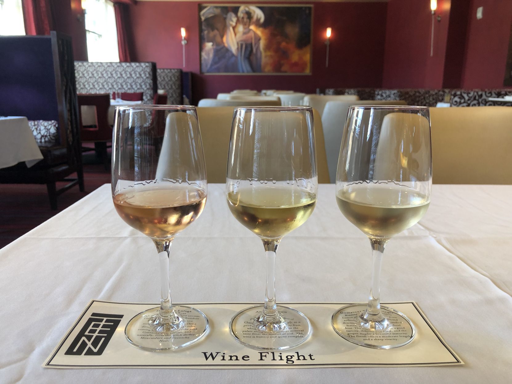 French Wine Flight at TEN